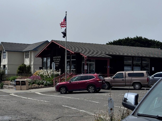 Mendocino Post Office — archival photograph, Fort Bragg, California