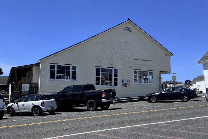 Lansing Street Gallery / Kellieowen Hall — archival photograph, Fort Bragg, California