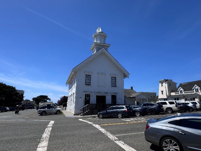 Masonic Hall / Savings Bank of Mendocino County — archival photograph, Fort Bragg, California