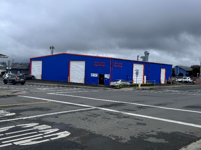 Accu-Tech Auto Body — archival photograph, Fort Bragg, California