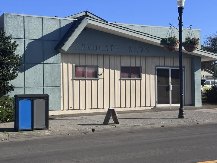 Advocate-News Building — archival photograph, Fort Bragg, California
