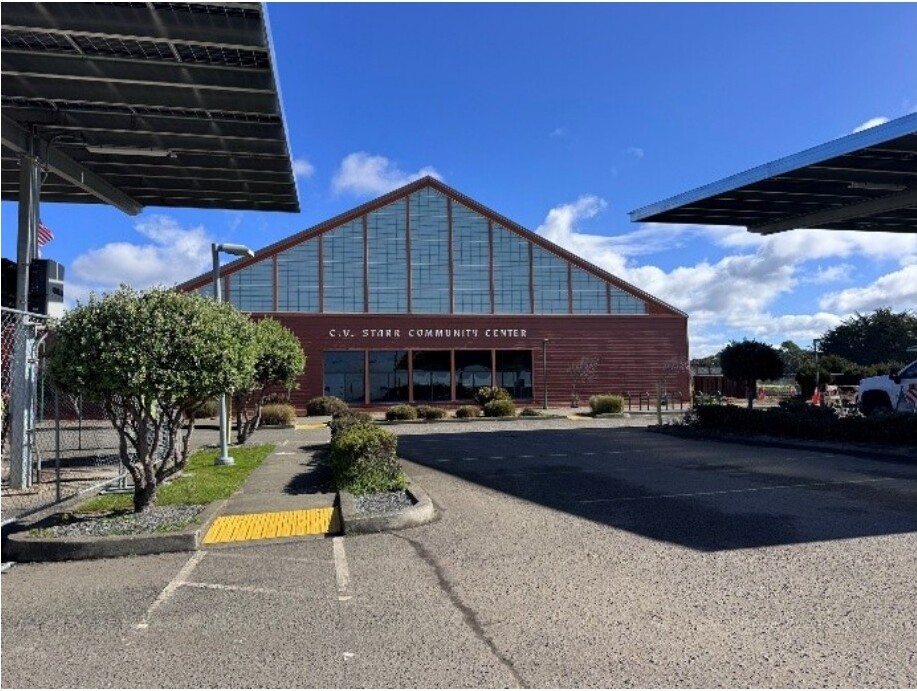 C.V. Starr Community Center — archival photograph, Fort Bragg, California