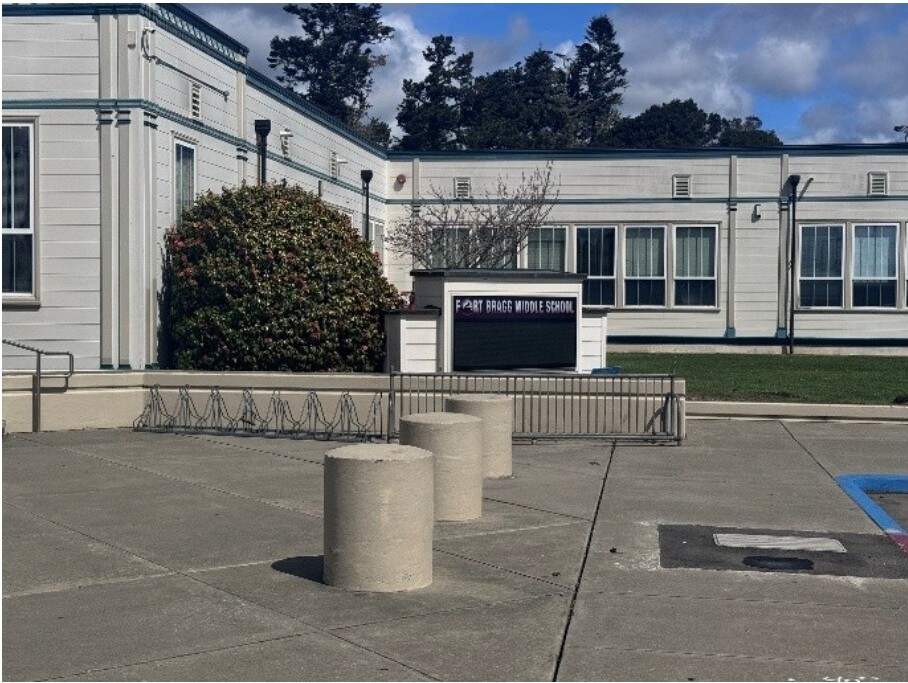 Fort Bragg Middle School — archival photograph, Fort Bragg, California