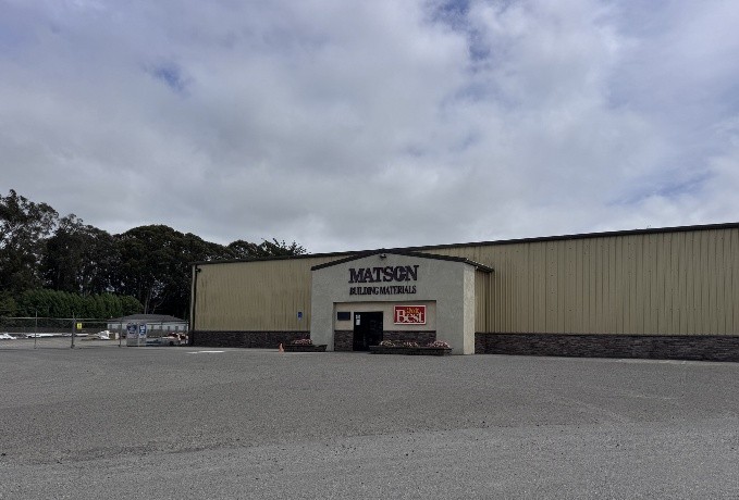 Matson Building Materials — archival photograph, Fort Bragg, California