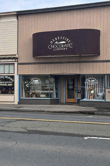 Mendocino Chocolate Company — archival photograph, Fort Bragg, California