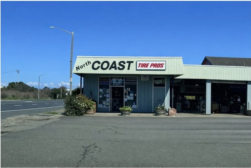 North Coast Tire Pros — archival photograph, Fort Bragg, California