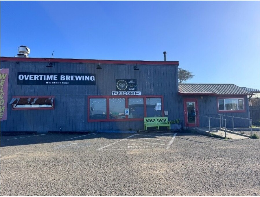 Overtime Brewing — archival photograph, Fort Bragg, California