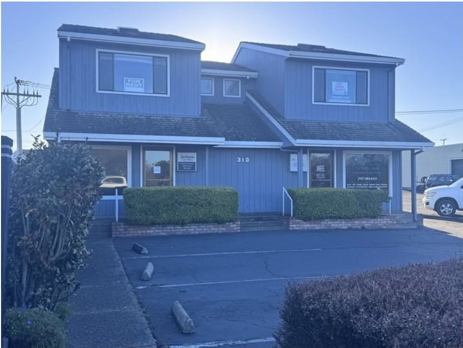 The Pyorre Building — archival photograph, Fort Bragg, California