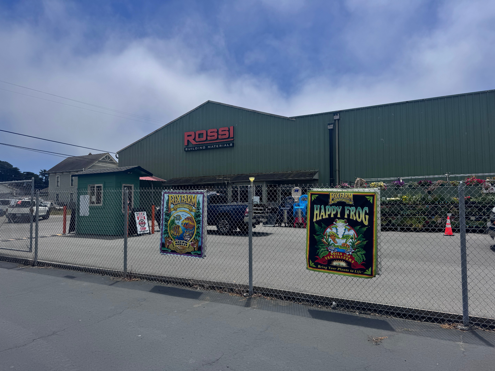 Rossi Building Materials — Business, Fort Bragg, California
