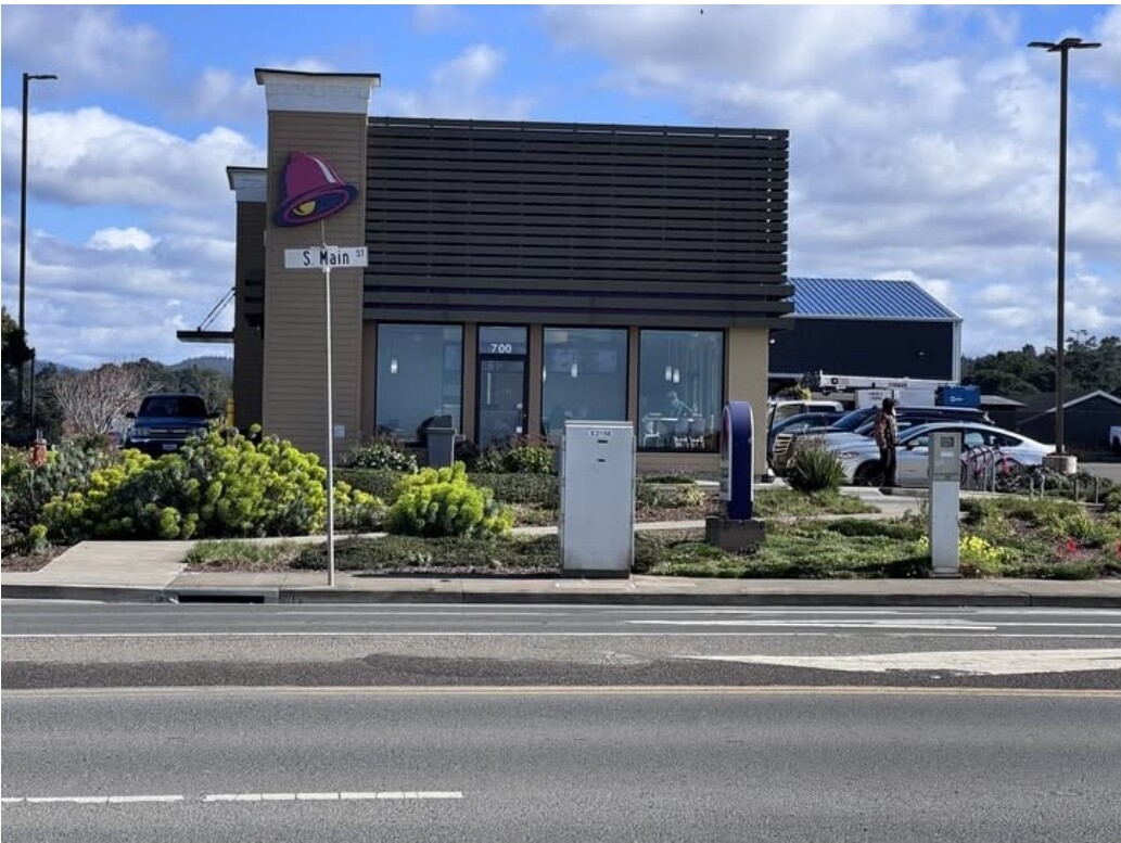 Taco Bell — archival photograph, Fort Bragg, California