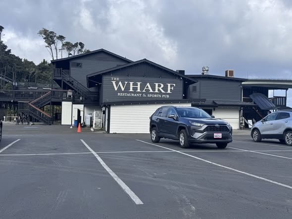 The Wharf Restaurant — archival photograph, Fort Bragg, California
