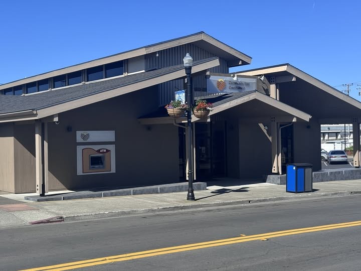 Community First Credit Union — archival photograph, Fort Bragg, California