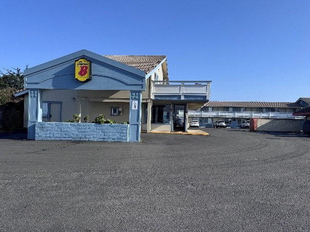 Super 8 Motel — archival photograph, Fort Bragg, California